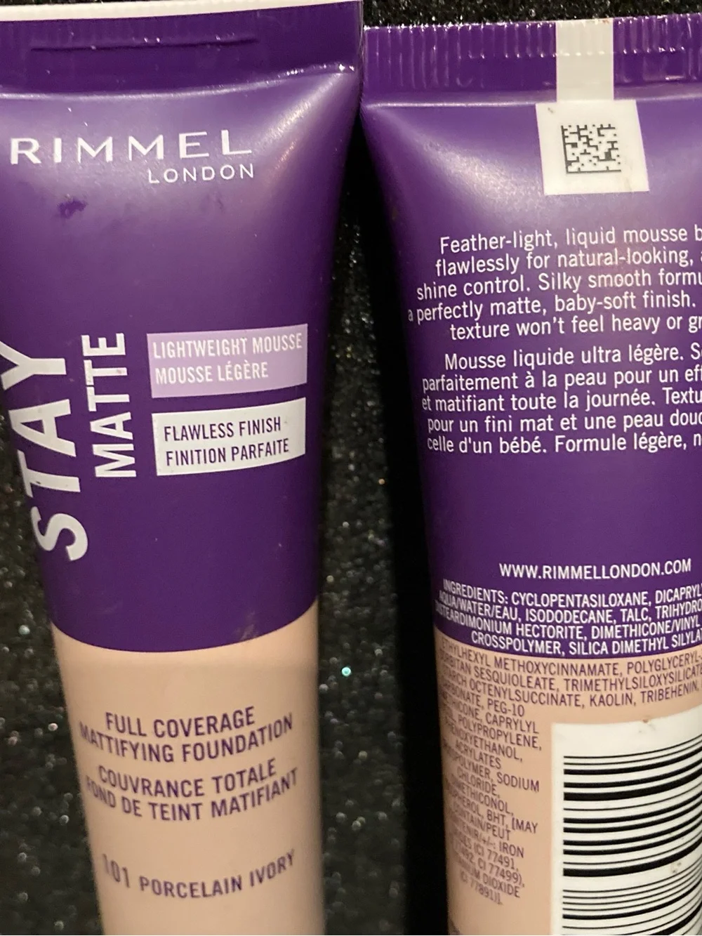 Rimmel Stay Matte Full Coverage Foundation - Fair Ivory & Soft Beige(37 Total)